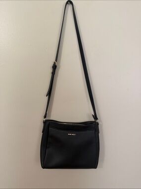Nine West Black Pebbled Crossbody Bag